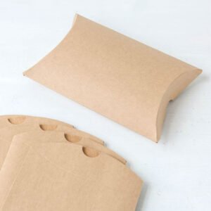 Kraft Pillow Boxes