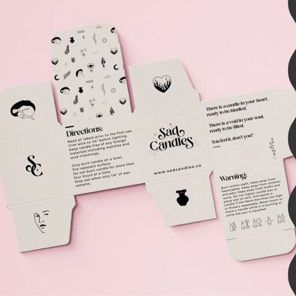 Reverse Tuck Candle Boxes
